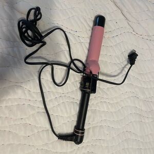 Pink and Black Curling Iron